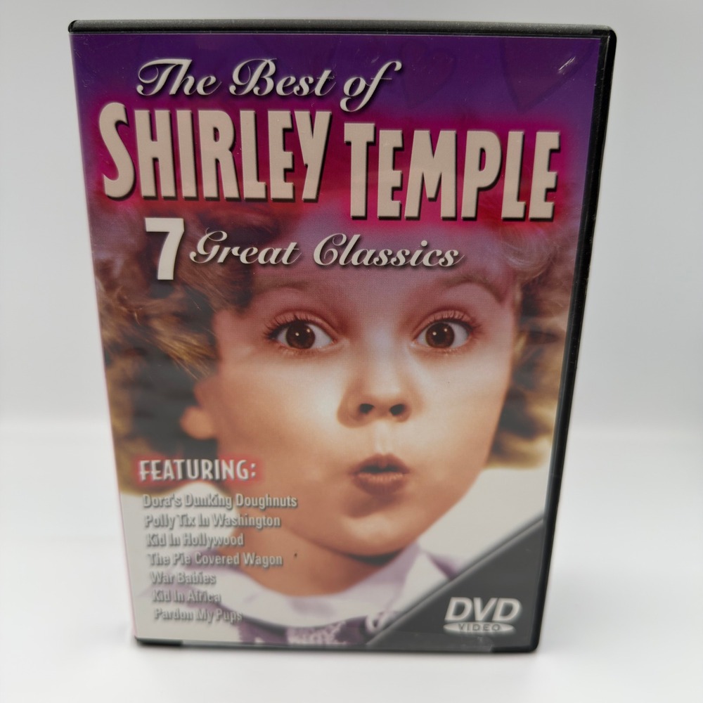 The Best of Shirley Temple 7 Great Classics DVD 2002 Ovation Home Video B&W